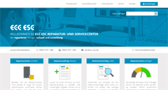 Desktop Screenshot of ecc-esc.de