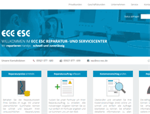Tablet Screenshot of ecc-esc.de